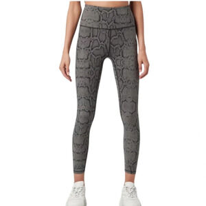 Varley Let's Go Legging 25” Tights in Olive Snake W-469 Sz S